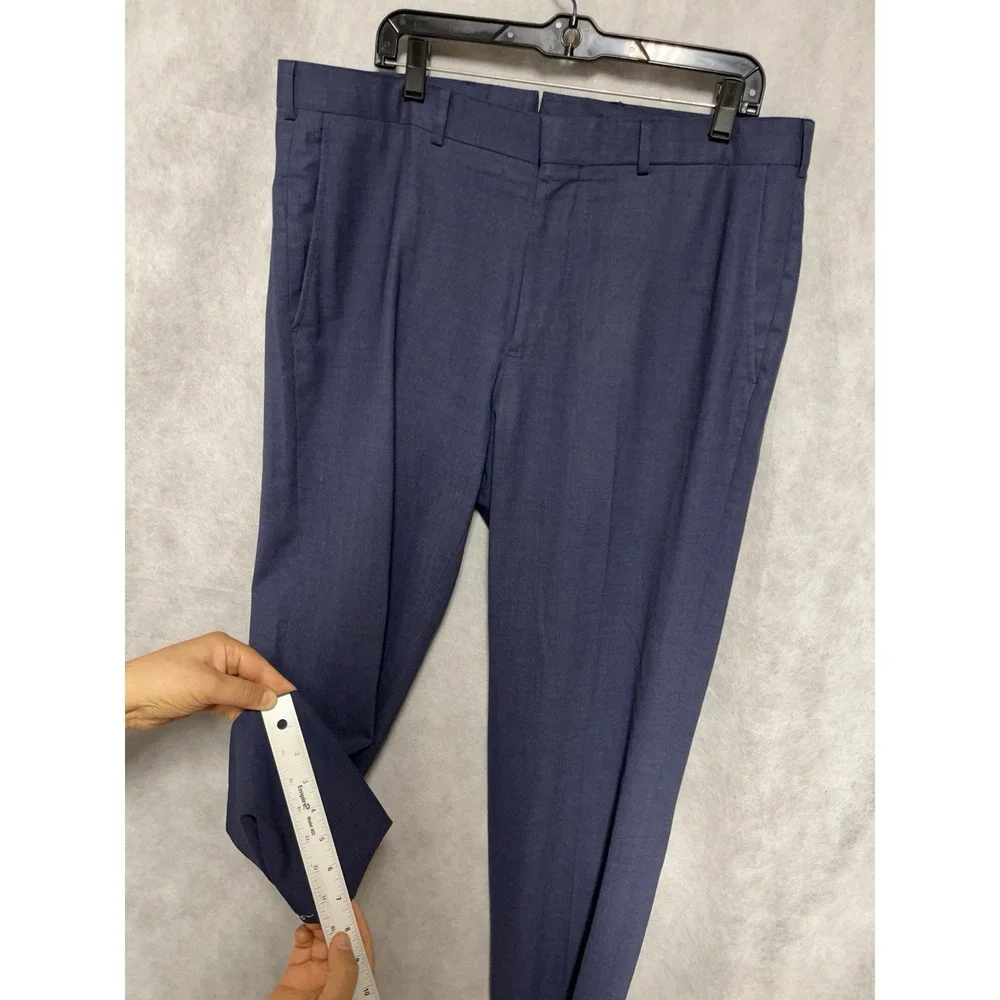 Brooks Brothers Pants Men 38X31 Blue Regent Italy Reda Fabric Brookscool Luxury